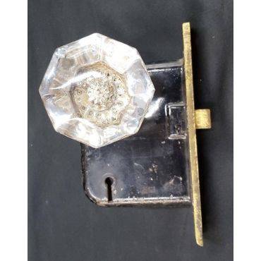 Mortise Lock with Crystal Door Knob & Thumb Turn #GA1439