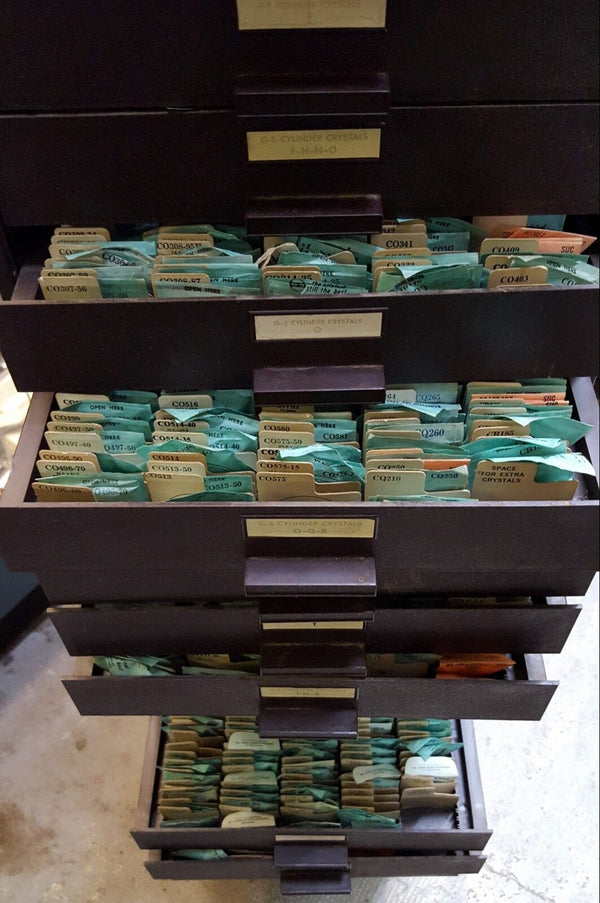 Wrist / Pocket Watch Crystals Catalog Cabinet Lot of 3800 Crystals