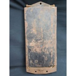 1909 Cast Iron Paper Mailbox with Embossed Scroll Designs #GA1909