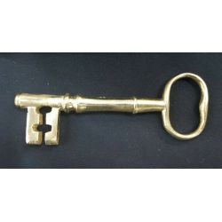 Restored Left Handed 1800's Carpenter #60 Rim Lock Set with Keeper Knobs & Key #GA724