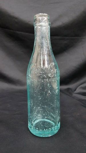 1940's Aqua Coca Cola Bottle From Richmond Virginia 7 3/4