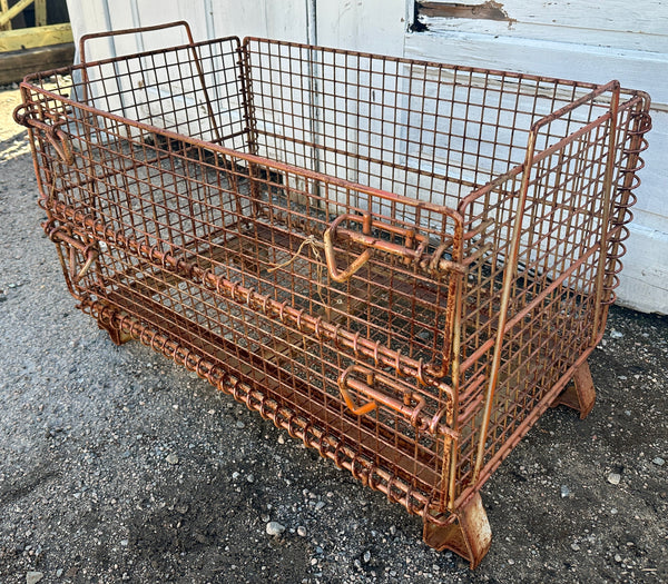 Industrial Steel Wire Bins - 10 Available - GA20901