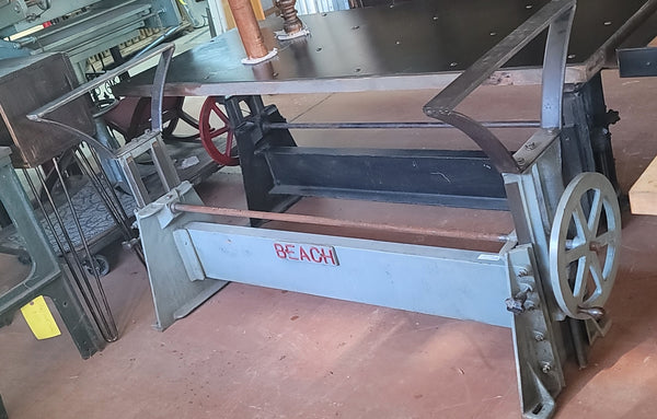 Industrial Beach MFG Cast Iron Adjustable Crank Table Base 63" x 35 1/2" GS00836