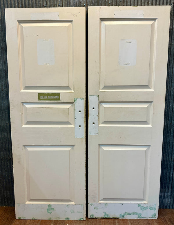 Pair of 6-Panel Interior Doors - 79" T x 27 3/4" W - GA20739