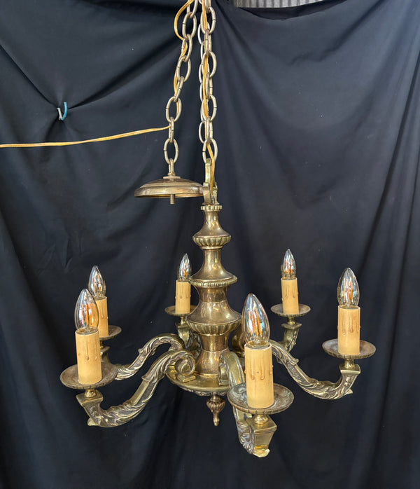 Solid Brass 6-Light Chandelier GA21274