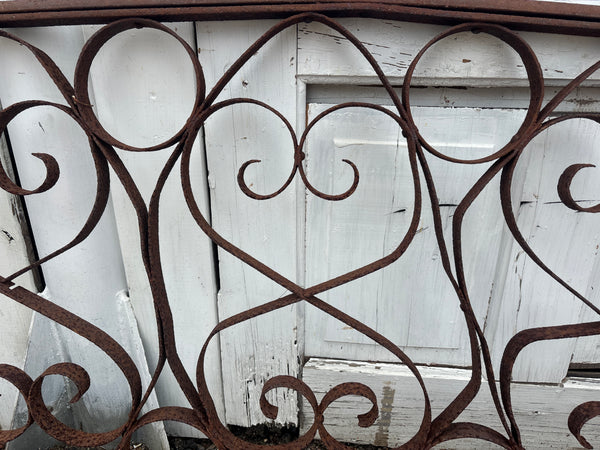 20 Feet of Iron Fence Panels GA21296