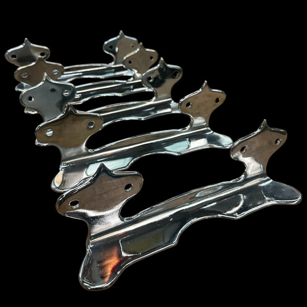 Chrome Flush Mount Toilet Brackets - 5 Available - GA20720