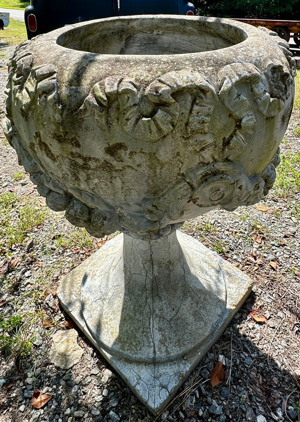 Tall Ornate Concrete Planter GA20351