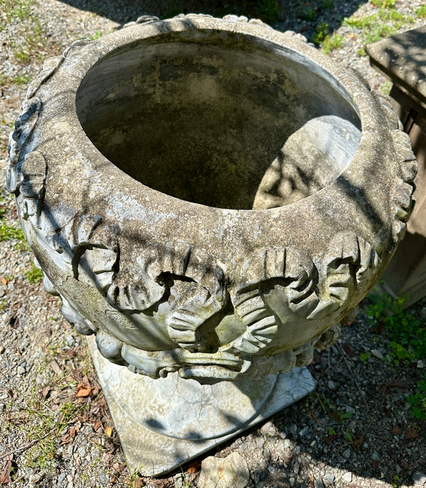 Tall Ornate Concrete Planter GA20351