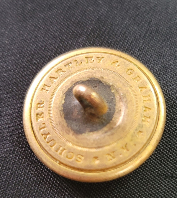 CW 3 Pc Union Federal Engineers Eagle Fort & Rising Sun Coat Button GS010935
