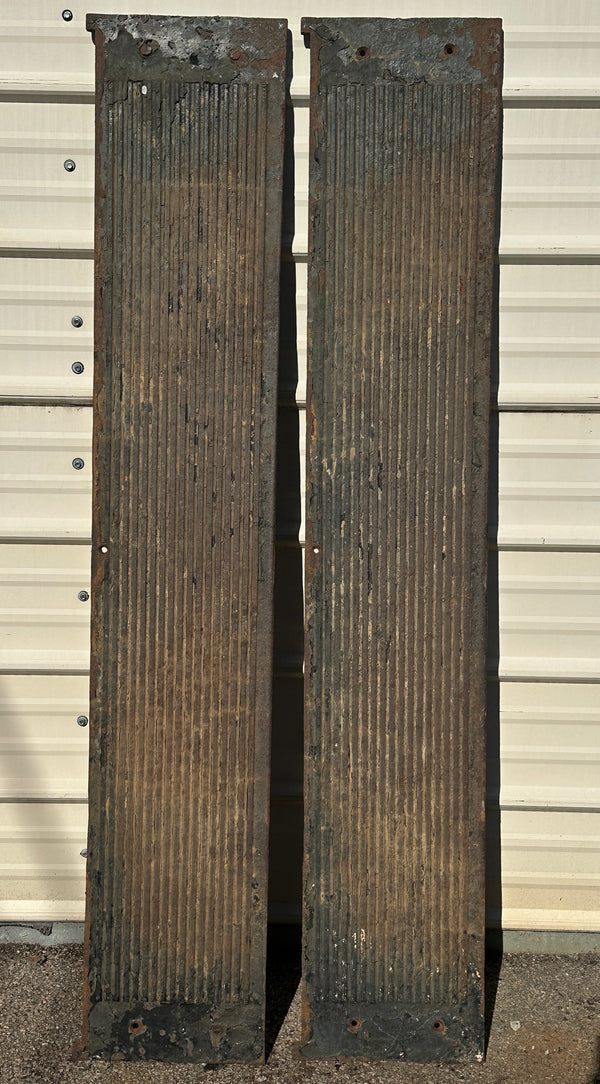 Pair of 61" Long Cast Iron Stair Treads GA20608