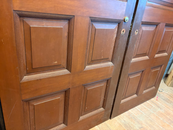 Pair of 7-Panel Doors w/ Ribbed Molding GS6086