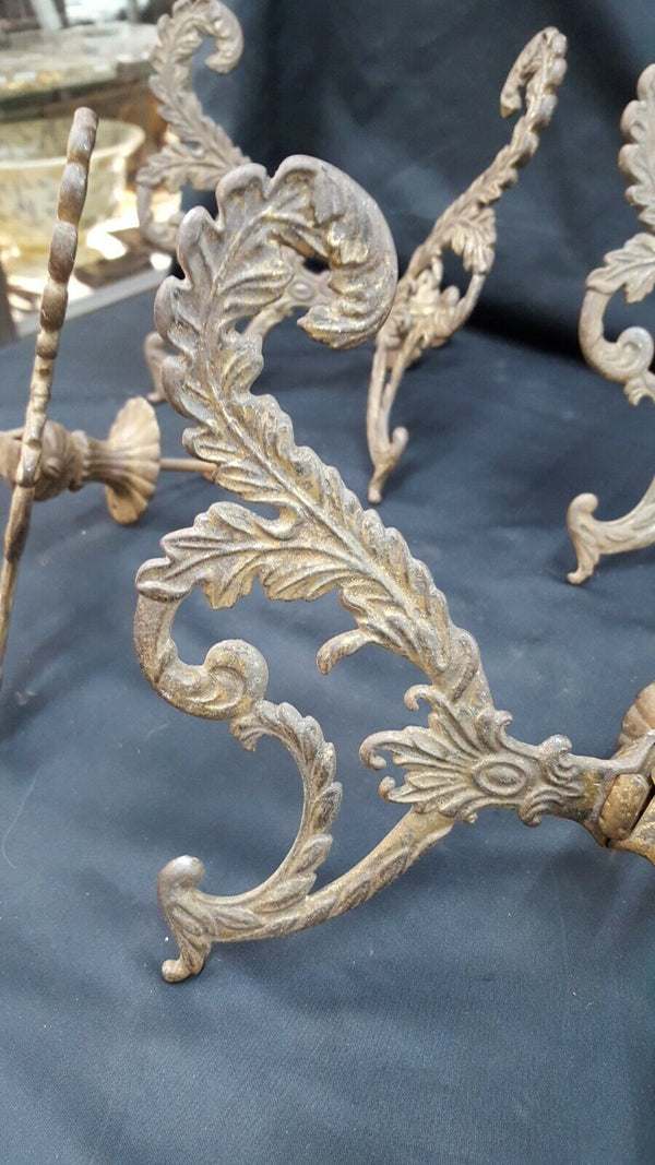 Set of 4 Victorian 4 Point Wide & Tall Hall Tree Coat Hooks GA4120