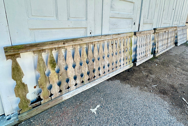 Exterior Wood Porch Railing Set GA20420