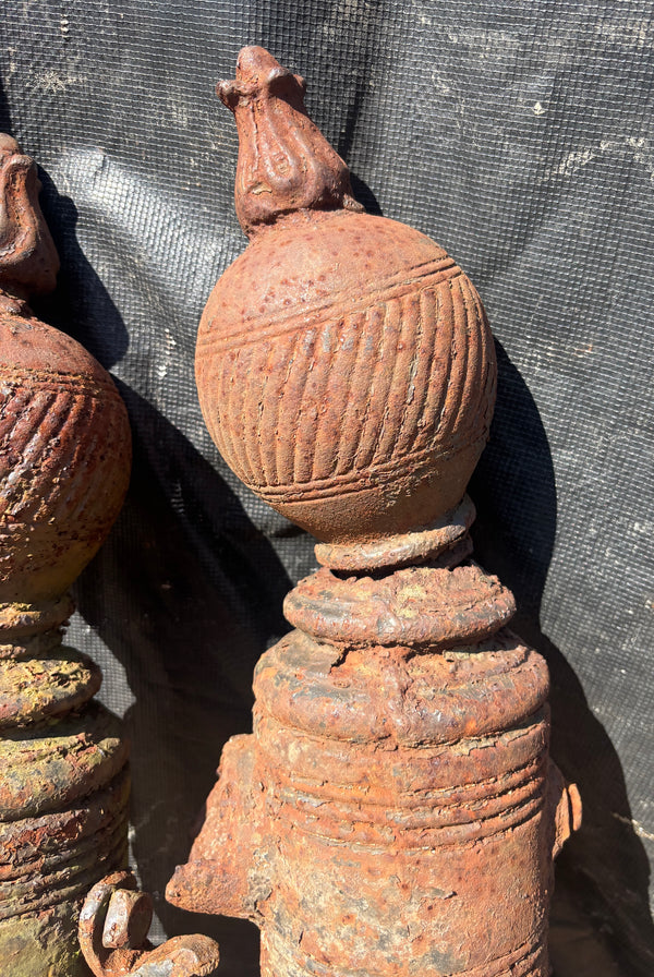 Pair of Cast Iron Newel Posts GA21622