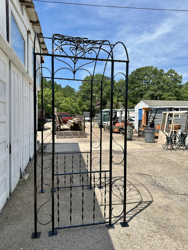 Antique Wrought Iron Custom-Fabricated Arbor GA20280