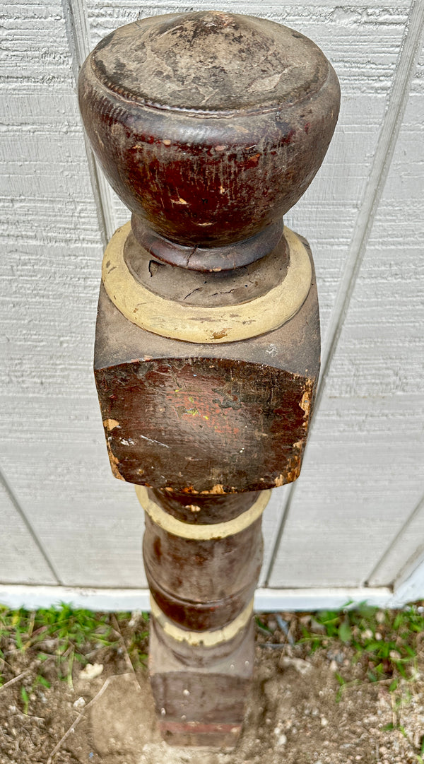 Turned Oak Newel Post GA20427