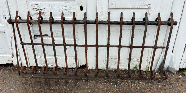 54 Feet of Iron Fence Panels GA21363