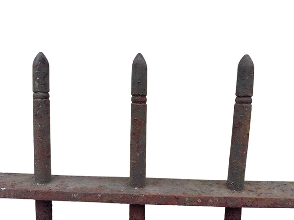 11 Feet Antique Wrought Iron Picket Fencing GA21058