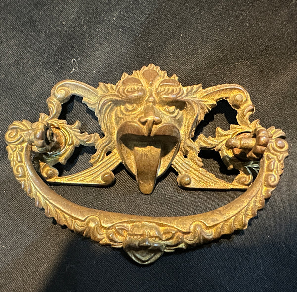 Set of 6 Antique Brass Drawer Pulls GA20406