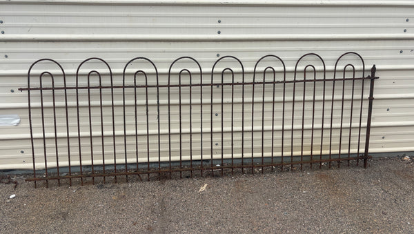 108 Feet of Wrought Iron Hairpin Fencing GA21227