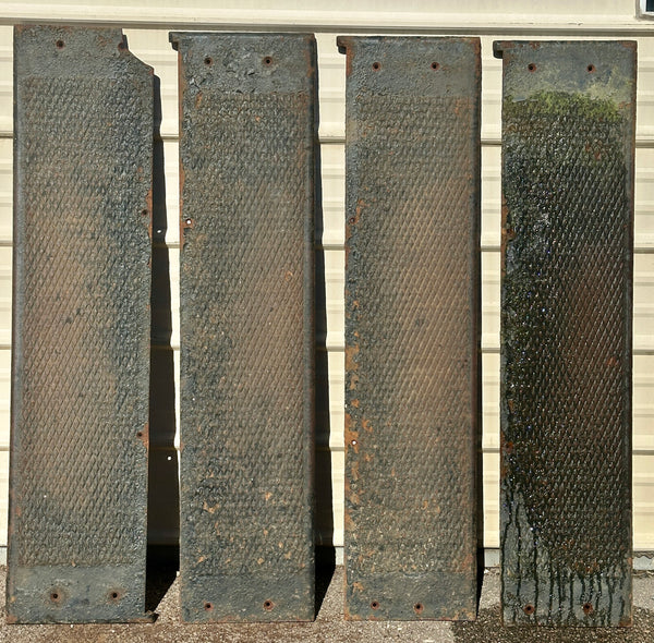 Set of 4 48" Long Cast Iron Stair Treads GA20609