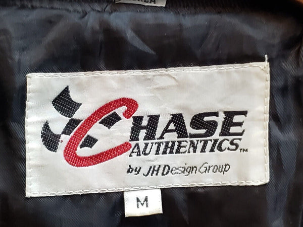 2004 Rusty Wallace Miller Lite Embroidered Black Racing Jacket Size M GS00727
