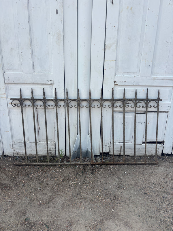 Antique Wrought Iron Fence Panel GA21199