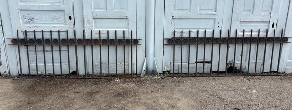 13 Feet of Wrought Iron Fence Panels GA21277