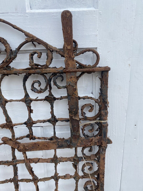 Antique Iron Gate GS00214 - 34 1/2" wide x 40 3/4" tall