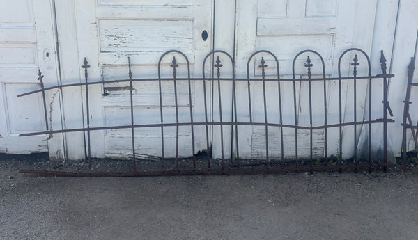 48 Feet of Wrought Iron Fence Panels GA21273