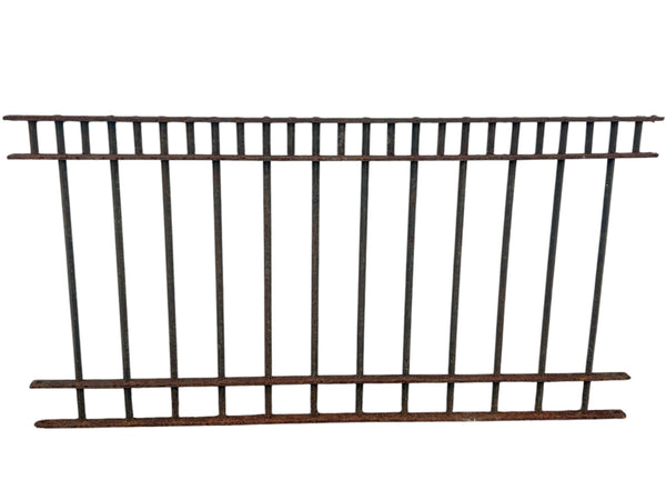 126ft Brutalist Modern Style Wrought Iron Fencing GA21067