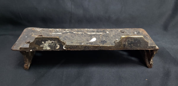 Art Deco Right or Left Cast Iron Rim Lock Keeper 6 3/4" x 2" x 1 1/2" GS00863