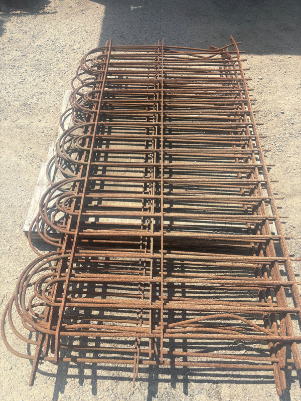 Wrought Iron Double Hairpin Fence Panels GA21207