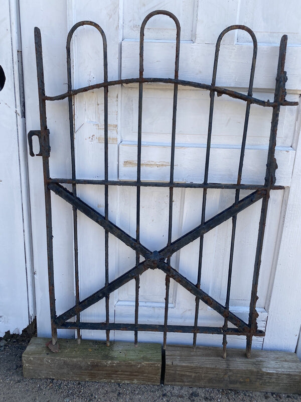 Antique Iron Gate GS20249 - 26 1/2" wide x 41 1/4" tall
