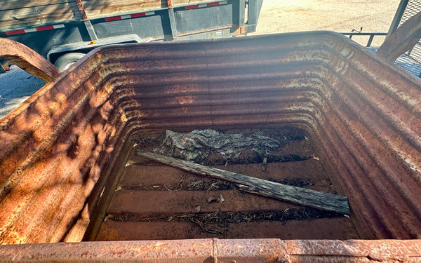 Restored Steel Factory Bins GA20370