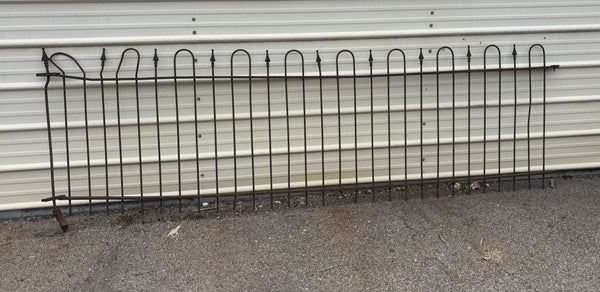 47 Feet of Wrought Iron Fence Panels GA21223