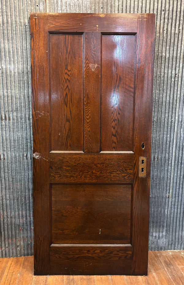 3-Panel Wooden Door GA21481