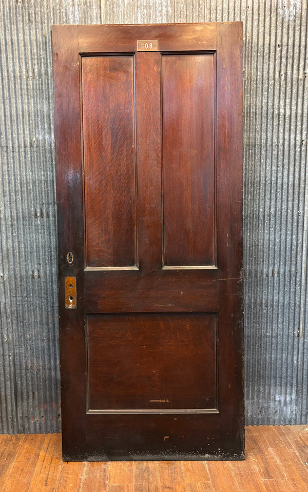 3-Panel Wood Door GA21454