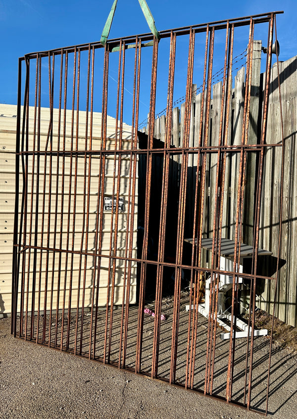 9Ft Tall Wrought Iron Fencing - 5 Panels in Set GA20515