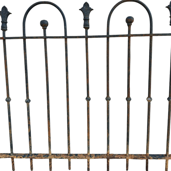 79 Feet of Antique Wrought Iron Hairpin Fencing GA20865