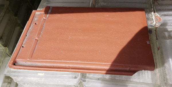 NOS Ludowici Brand Celadon Terra Cotta Roofing Tiles 9" x 14"