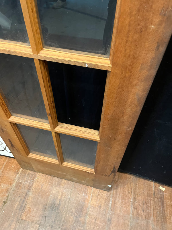 10-Lite Heart Pine Door GA10244