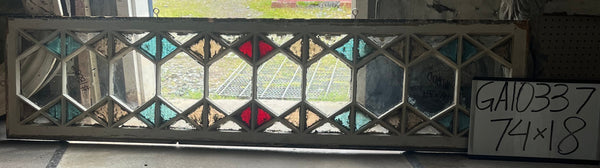 Stained Glass Transom Window GA10337