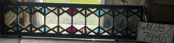 Stained Glass Transom Window GA10337