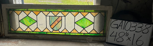 Stained Glass Transom Window GA10338