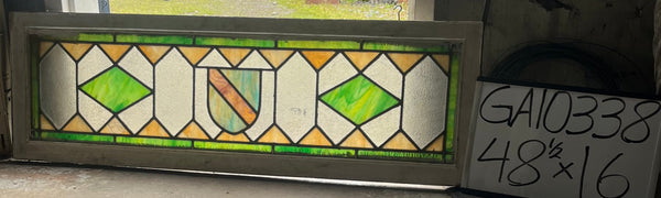 Stained Glass Transom Window GA10338