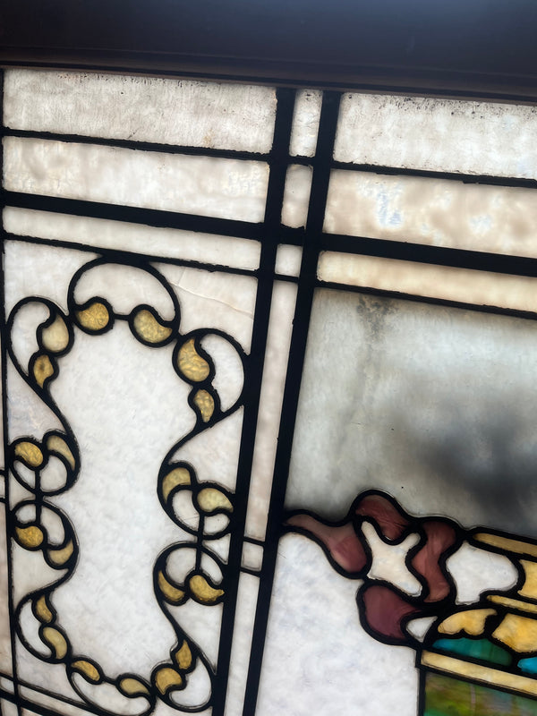 Stained Glass Transom Window GA10352