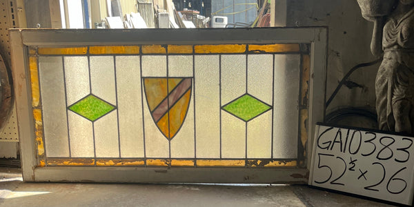 Stained Glass Transom Window GA10383