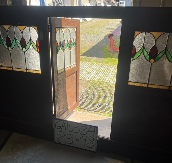Stained Glass Salvaged Panel GA10384
